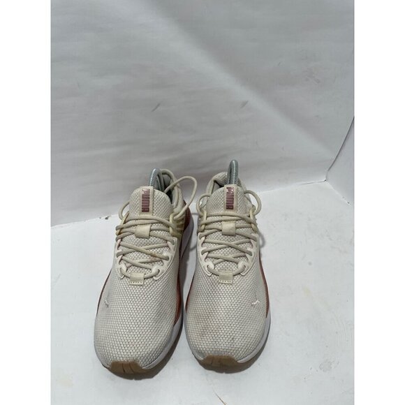 PUMA WOMENS PACER FUTURE ATHLETIC SNEAKERS EGGNOG WHITE ROSE COLOR SIZE 8.5 - Picture 2 of 6